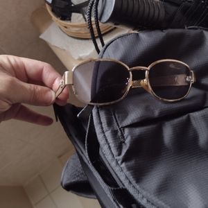 Old antique men's- wom Versace sunglasses plastic with prescription glass lens,